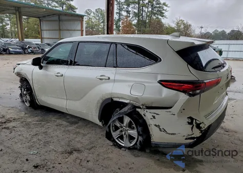 2021 Toyota Highlander L z USA, uszkodzony, nr VIN 5TDBZRBH1MS553183